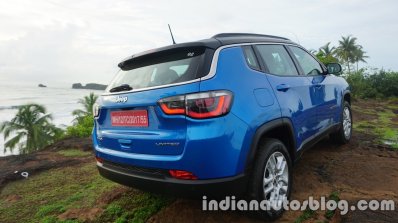 Jeep Compass rear three quarters review