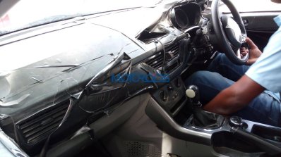 Lower variant of Tata Nexon spied interior