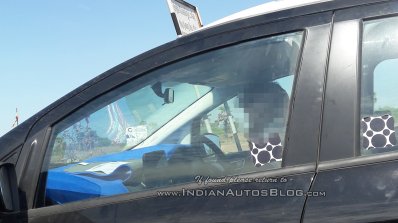 Panther Black 2017 Ford EcoSport spy shot Chennai