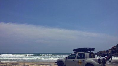 Renault Duster pickup side in India