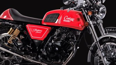 Royal Enfield Continental GT lookalike Stallions Centaur Slam red side
