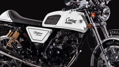 Royal Enfield Continental GT lookalike Stallions Centaur Slam white side