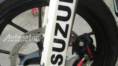 Suzuki GSX-S150 modified trail bike suspension