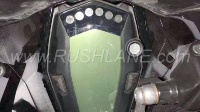 TVS Apache RR 310S spied up close instrumentation