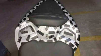 TVS Apache RR 310S spied up close pillion seat