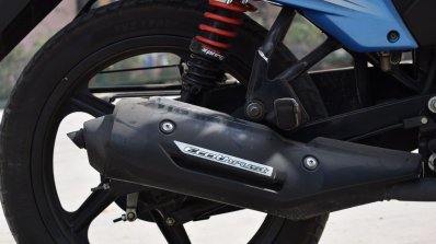 TVS Victor review still exhaust and rear suspension