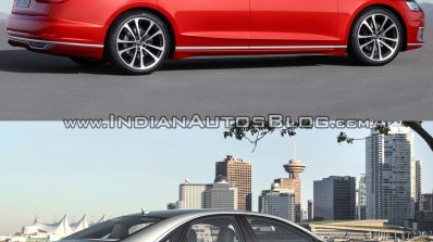 2018 Audi A8 vs. Audi 2014 Audi A8 - Old vs. New right side