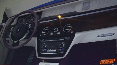 2018 Rolls-Royce Phantom interior leaked image