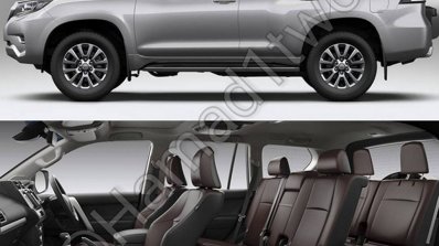 2018 Toyota Land Cruiser Prado profile and cabin