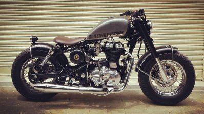 Custom built Royal Enfield Old School by Bulleteer Customs side right