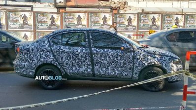 Fiat Argo Sedan Spied in Argentina Side View