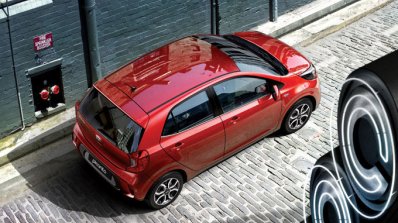 Kia Picanto South Africa studio rear three quarter