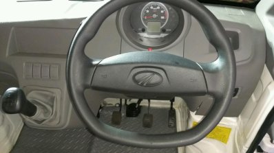 Mahindra Jeeto Minivan India launch steering wheel