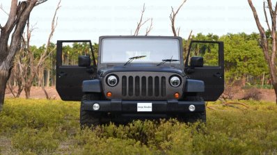 Mahindra Thar to Jeep Wrangler Conversion by Jeep Studio Front View