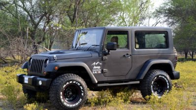 Mahindra Thar to Jeep Wrangler Conversion by Jeep Studio Left Front Three Quarters