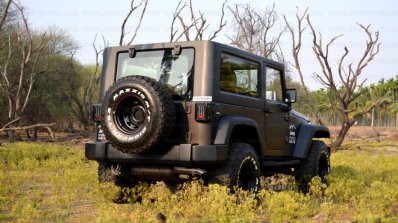 Mahindra Thar to Jeep Wrangler Conversion by Jeep Studio Right Rear Three Quarters