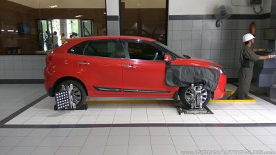 Maruti Baleno at NEXA Service