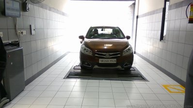 Maruti S-Cross front at NEXA Service