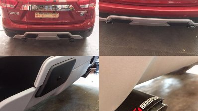 Maruti Vitara Brezza exhaust tips by VM Customs