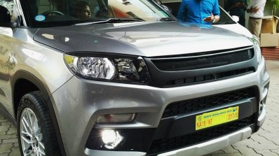 Maruti Vitara Brezza front end by VM Customs