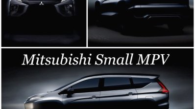 Mitsubishi Expander (Mitsubishi XM production) tease front side and rear
