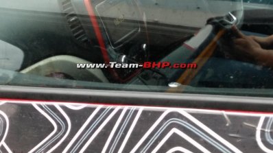 Renault Captur (Renault Kaptur) dashboard spy shot Vellore