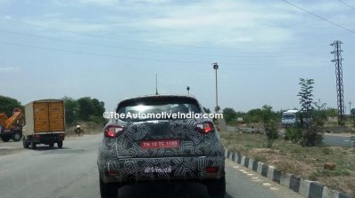 Renault Captur (Renault Kaptur) rear close spy shot India