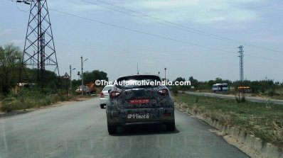 Renault Captur (Renault Kaptur) rear spy shot India
