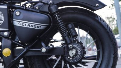 Royal Enfield Classic 350 in Matte Yellow by ParPin's Garage rear three quarter