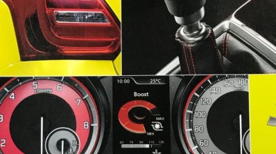 Suzuki Swift Sport Catalogue Leaked Image Instrument Console