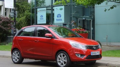 Tata Bolt EV concept front three quarters right side