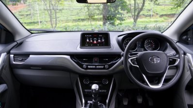 Tata Nexon Review Test Drive Dashboard