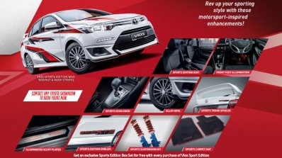 Toyota Vios Racing Edition features