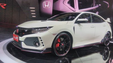 2017 Honda Civic Type R front three quarter at the 2017 GIIAS Live