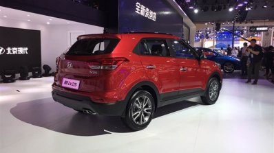2017 Hyundai ix25 (CN-spec Hyundai Creta facelift) rear three quarters