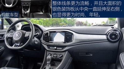 2017 MG3 (facelift) dashboard