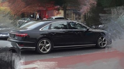2018 Audi A8 L exterior spy shot