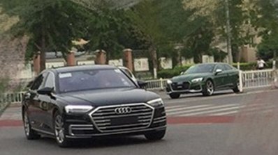2018 Audi A8 L spy shot China
