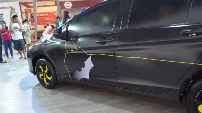 Batman-themed Honda City body graphics at Nepal Auto Show 2017