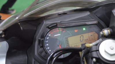 Benelli 302R at Nepal Auto Show instrument cluster