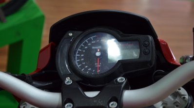 Benelli TNT 600i at Nepal Auto Show instrument cluster