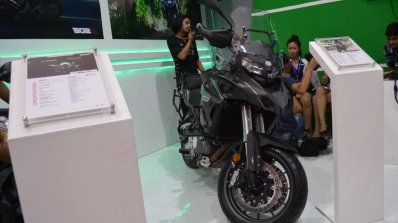 Benelli TRK 502 at Nepal Auto Show front