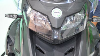 Benelli TRK 502 at Nepal Auto Show headlamps