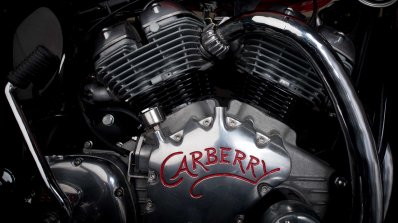 Carberry Royal Enfield V twin engine right side