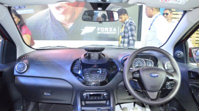 Ford Figo Aspire dashboard at Nepal Auto Show 2017