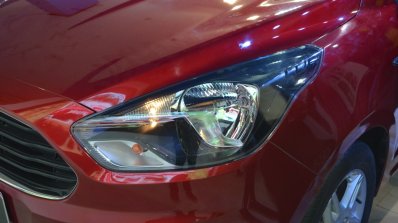 Ford Figo Aspire headlamp at Nepal Auto Show 2017