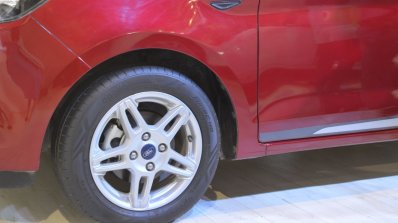 Ford Figo Aspire wheel at Nepal Auto Show 2017