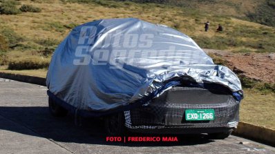 2018 Ford figo facelift spied in brazil covered