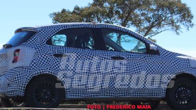 2018 Ford figo facelift spied in brazil side view