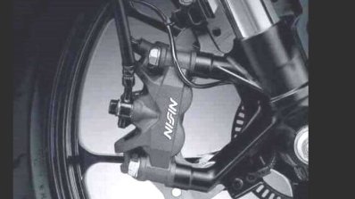 Honda 150 SS racer leaked brochure front calliper